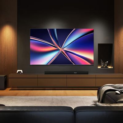 Smart Tv 65 4k Uled Mini Led 65U6QV HDR10 Dolby Atmos Vida U9 Hisense Preto / Bivolt