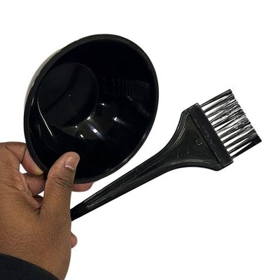 Kit Cumbuca Tigela + Pincel Tintura Coloração Platinado