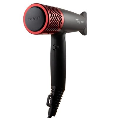 Secador de Cabelos Turbe Digital Íons Negativos 2400W Taiff Vermelho e Preto / 110V