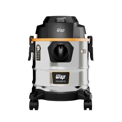 Aspirador de Pó e Água GTW 1600W 12L com Função Sopra Folhas Wap Preto com Laranja / 110V