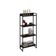 Estante Multiuso Para Escritório Industrial 04 Prateleiras Areta 145x60cm C01 Onix - Lyam Decor