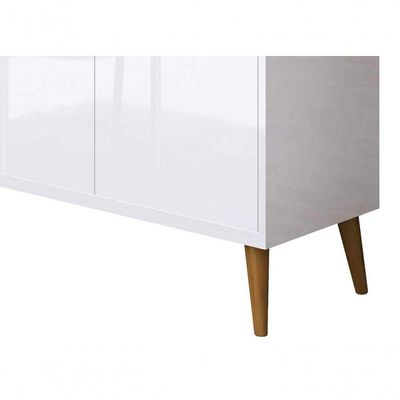 Buffet Com Adega Estilo Branco - Moveisaqui