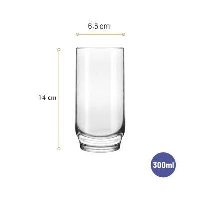 Jogo de Copos Multiuso Lights 410ml 6 Unidades - Nadir 7604