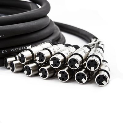Multicabos Xlr 12 Vias Santo Angelo - 4 Metros