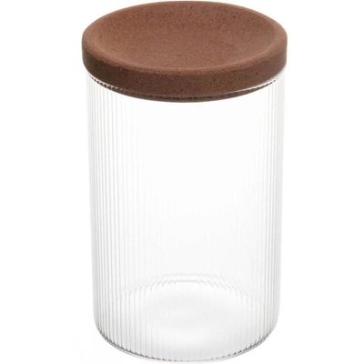 2 Conjuntos de Porta Condimentos Potes de Vidro 500ml Tampa Rolha Lyor