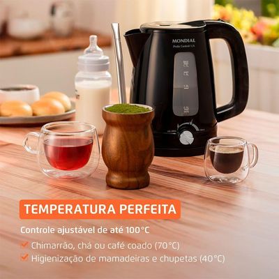 Chaleira Elétrica Pratic Control 17L Mondial CE-17-BC 220V