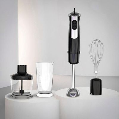 Mixer 4 Em 1 Batedor Fue Miniprocessador Triturador Inox 600W 110V