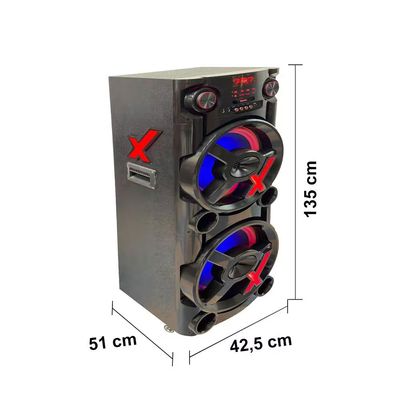 Torre de Som Amvox ACA2900 NEW X Bluetooth Display LED 2900W RMS Preto / Bivolt