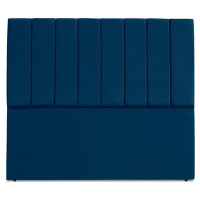 Cabeceira Casal 140 Cm Com Frame Dalia Suede Azul Marinho Artte Azul Marinho