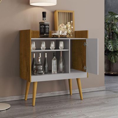 Aparador Café Ii Naturalle Com Off-white - Bechara
