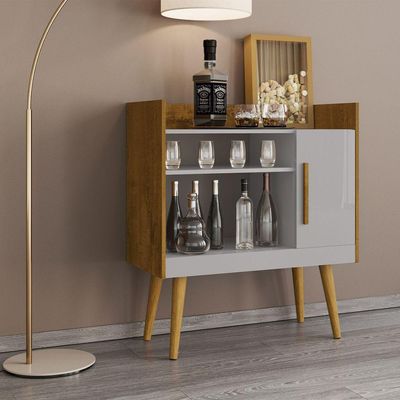 Aparador Café Ii Naturalle Com Off-white - Bechara