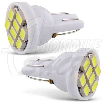 Lampada Pingo T10 Canhão 5w 8 Leds SMD Super Bco Un