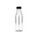 70un Garrafa PET Plástica Transparente com Tampa 500ml G3550 Galvanotek