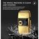 Barbeador Máquina Corpo de Metal Dourado Shaver Acabamento Prova da água Kemei KM-2028