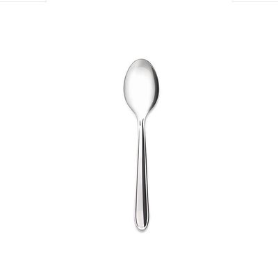 Jogo de Colheres de Sobremesa Turim Aço Inox 12 Peças Aço Inox Polido com Friso Brinox Inox