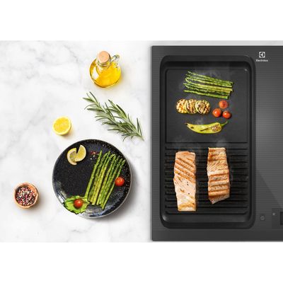 Chapa Grill Electrolux de ferro fundido para Fogão. Indução. Forno e Churrasqueiras Não se aplica