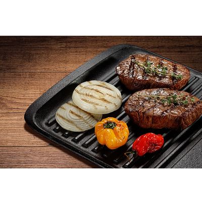 Chapa Grill Electrolux de ferro fundido para Fogão. Indução. Forno e Churrasqueiras Não se aplica