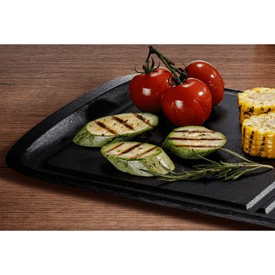 Chapa Grill Electrolux de ferro fundido para Fogão. Indução. Forno e Churrasqueiras Não se aplica