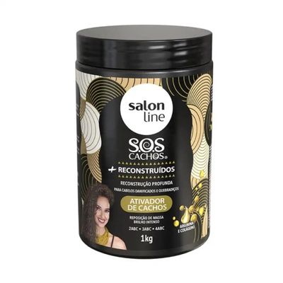 Ativador de Cachos Sos Reconstrução  Salon Line - 1KG