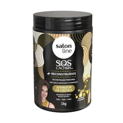 Ativador de Cachos Sos Reconstrução  Salon Line - 1KG