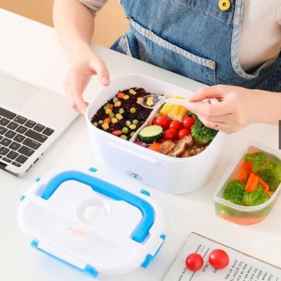 Marmita Eletrica Automatica Bivolt Casa Escritorio Lancheira Termica Domestica Com Divisorias Lunch Box 110v 220v