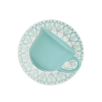 Xícara de chá com Pires Estampa Donna Mandala 180ml 6 Unidades - Biona 091082