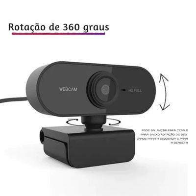 Webcam USB Full hd 1080p com Microfone WB-009 Câmera C1