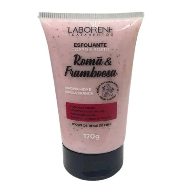 Esfoliante Corpo E Rosto Romã E Framboesa Laborene 170G