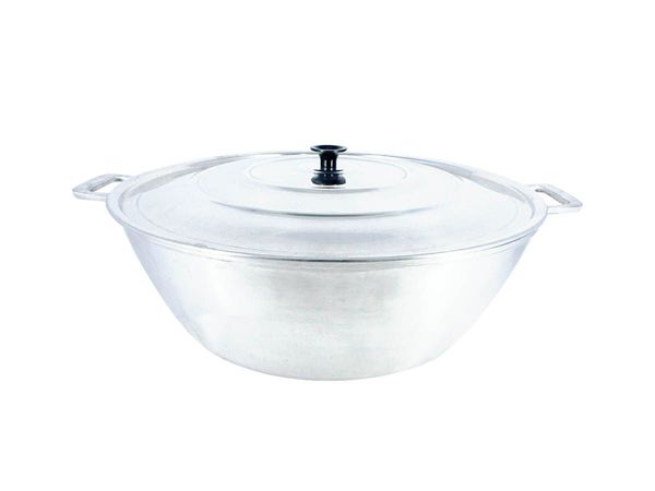 Tacho Panela Restaurante Alça Alumínio Fundido Polido 12cm