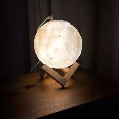 Umidificador Difusor Luminária Lua 3D 1500ml Aromatizador - Design Moderno e Funcional