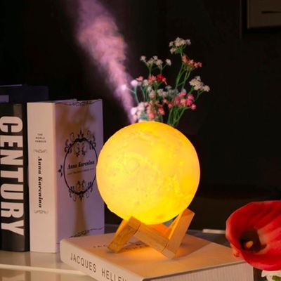 Umidificador Difusor Luminária Lua 3D 1500ml Aromatizador - Design Moderno e Funcional
