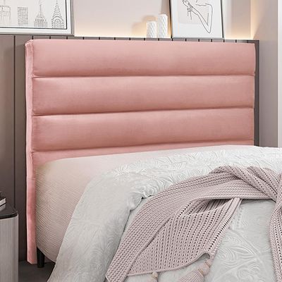 Cabeceira Decorativa King Size 1,95M Guess Veludo Rosa - Gran Belo