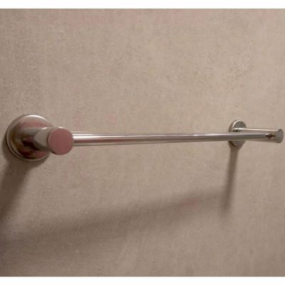 Kit Suporte Papel Higiênico Porta Toalha de Rosto 30cm Inox Lavabo Banheiro Jasmim