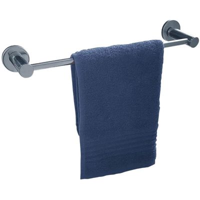 Kit Suporte Papel Higiênico Porta Toalha de Rosto 30cm Inox Lavabo Banheiro Jasmim