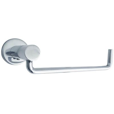 Kit Suporte Papel Higiênico Porta Toalha de Rosto 30cm Inox Lavabo Banheiro Jasmim