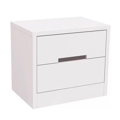 Mesa de Cabeceira Kappesberg com 2 Gavetas - S822 Branca