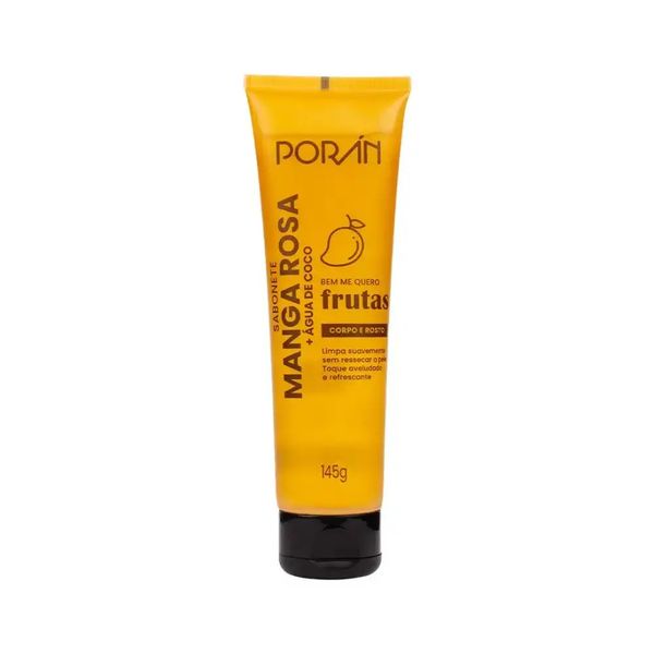 Sabonete Manga Rosa Corpo E Rosto Poran 145G