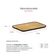 Tabua Migalheira Bambu Preto Bandeja Mesa Paes 33cm