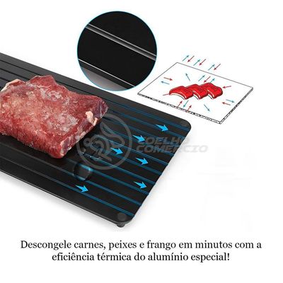 Tábua Mágica De Descongelamento Rápido Natural E Saudável Para Carnes Peixes Frutas E Legumes
