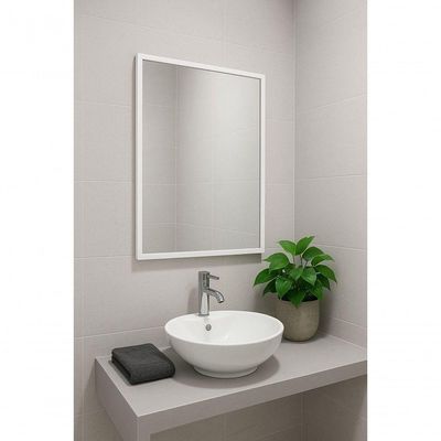 Espelheira Para Banheiro Iron 57x36 Cm Branco