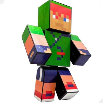 Boneco Robin Hood Gamer 25cm Minecraft Familia Guerreira Algazarra