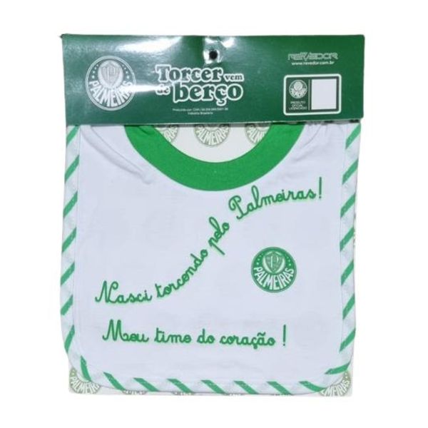 Babador Bebê Palmeiras Frase Oficial