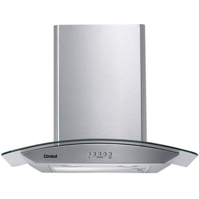 Coifa de Parede 60 cm Vidro Curvo em Aço Inox CAP60AR Consul Inox / 220V