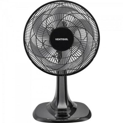Ventilador De Mesa Ventisol Turbo 6 30cm Preto-cinza 110V