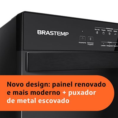Lava Louças Brastemp 8 Serviços Econômica BLF08AE Preto / 220V