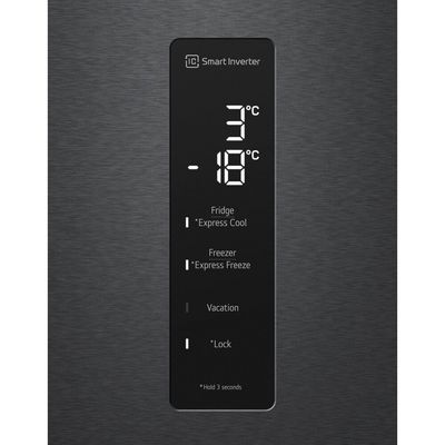 Geladeira Smart GCB569NQ Frost Free Inverse 451 Litros LG Preto / 110V