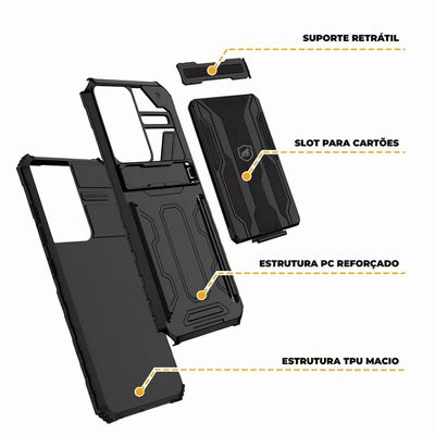 Capa para Samsung Galaxy S24 Plus - Snap Guardian - Gshield