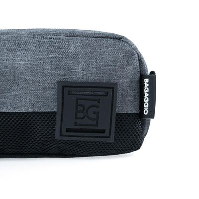 Estojo Escolar BG Mesh II Cinza U / Cinza