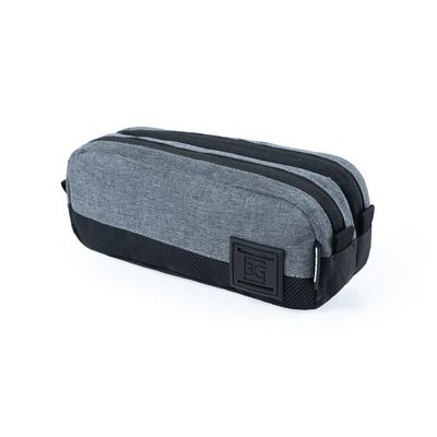 Estojo Escolar BG Mesh II Cinza U / Cinza