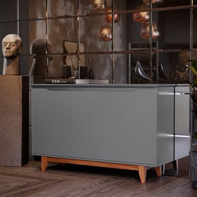 Buffet 3 Portas Flow Cinza